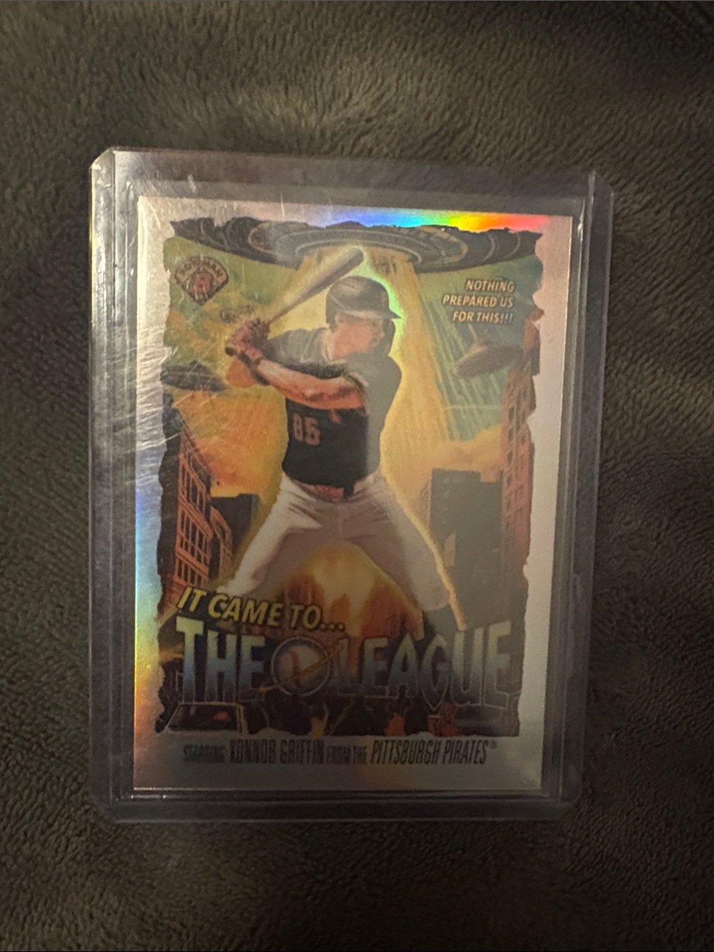 Baseball Trading Card - Holographic Batter Design